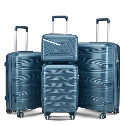 YONWAY 4 Piece Luggage Set, Expandable Carry On Luggage Set Hardshell, with TSA Lock & Spinner Wheels