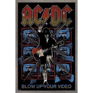 Trends International AC/DC - Blow Up Your Video Framed Wall Poster Prints - 1 of 4