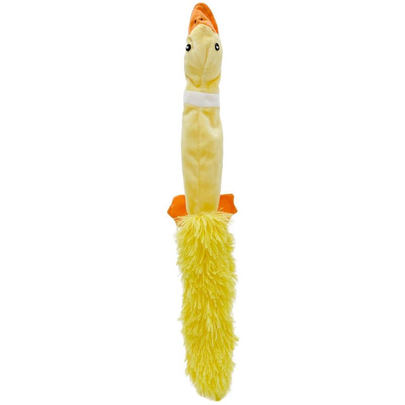 Multipet Empty Nester Bird Unstuffed Dog Toy - Yellow - 20&#34;, 1 of 4