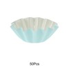Unique Bargains Large Pleated Style Disposable Baking Cups Cardstock PET Coating 1.77"x1.18" 50 Pcs - 4 of 4