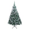 7FT Spray White PVC Christmas Tree 870 Branches - 2 of 4