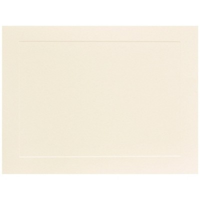 JAM Paper Smooth Business Notecards Ivory 98040