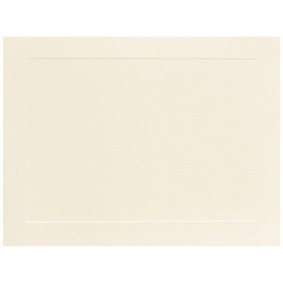 JAM Paper Smooth Business Notecards Ivory 98040