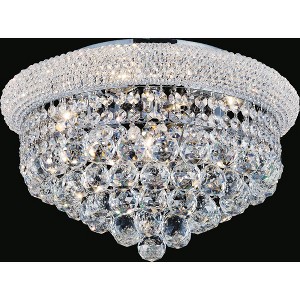 CWI Lighting Empire 5 Light Flush Mount With Chrome Finish - 1 of 3