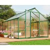 GustoWave 8x12 ft Outdoor Polycarbonate Greenhouse for Garden, Backyard, Patio, or Lawn - 3 of 4
