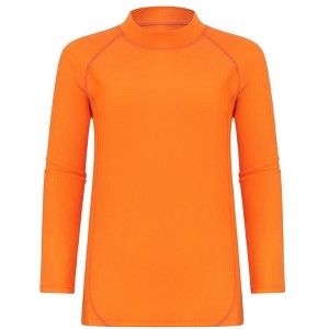 Boy's UPF 50+ Long Sleeve Rash Guard Swim Shirt Quick Dry Lightweight Swimsuit Youth SPF Fishing Hiking Sun Shirts for 5-14Years - 1 of 4