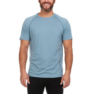 Minus33 Merino Wool Men s Micro Short Sleeve Crew - 84% Merino Wool, 12%  Nylon, 4% Spandex 3X-Large Black