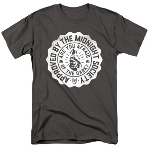 Are You Afraid Of The Dark? Approved By Midnight Society Adult T-Shirt Charcoal - 1 of 4