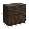 NicBex Nightstand with 2 Drawers,Modern Bedside Table with Unique Design,Side Table for Bedroom,Living Room - 3 of 4