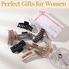 8 PCS Hair Clips for Women 4.3 Inch Large Hair Claw Clips for Women Thin Thick Curly Hair, Big Matte Banana Clips, - 4 of 4