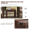 YARDSIGHT 5-Piece Outdoor Patio Lounge Chair Set with Ottomans and Side Table, Weather-Resistant Furniture with Cushions - 4 of 4