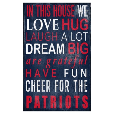 NFL Fan Creations In This House Sign
