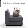 192”  U Shape Chenille Sectional Couch, 8 Seater Oversized Modular Sofa Set for Living Room Office-Morden Fort - 4 of 4