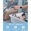 Hachikiko 2 Pack Clear Toiletry Bag - 2 of 4