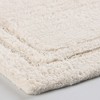 Non-Slip Machine Washable Solid Cotton 2 Piece Bathroom Rug Set by Blue Nile Mills - 3 of 4