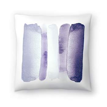 Americanflat Abstract Neutral Rise Above Purple By Amy Brinkman Throw Pillow