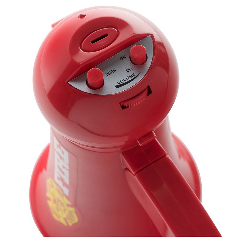 Dress Up America Pretend Play Firefighter Megaphone with Siren Sound for Kids, 3 of 6