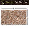 Briarwood Lane Everyday Coir Doormat 30x18 Elegant Floral Pattern Coir Doormat - 3 of 3