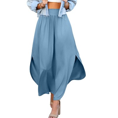Women's Smocked Waistband Maxi Skirt - eesome