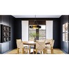 Urban Ambiance Luxury Contemporary Chandelier 23.75''H x 31.75''W,  Midnight Black Finish,  Gambier Collection, UHP3860 - 2 of 4