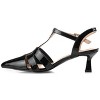 Journee Collection Women's Medium and Wide Width Jazlynn Buckle Kitten Heel Pointed Toe Pumps - 2 of 4