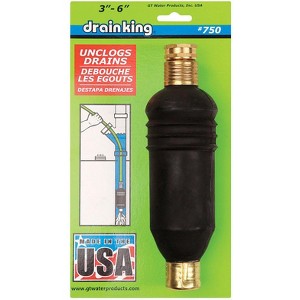 GT Water Products Drain King Drain Unclogger 11 in. L X 3 to 6 in. D - 1 of 1