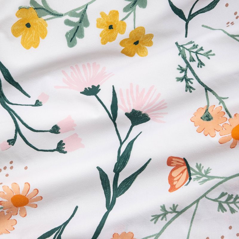 Fitted Crib Sheet - Cloud Island&#8482; Garden Floral, 5 of 9