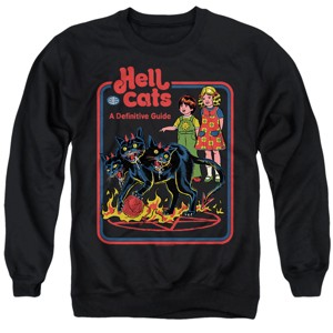 Men's Steven Rhodes Cats Crewneck Sweatshirt - 1 of 4