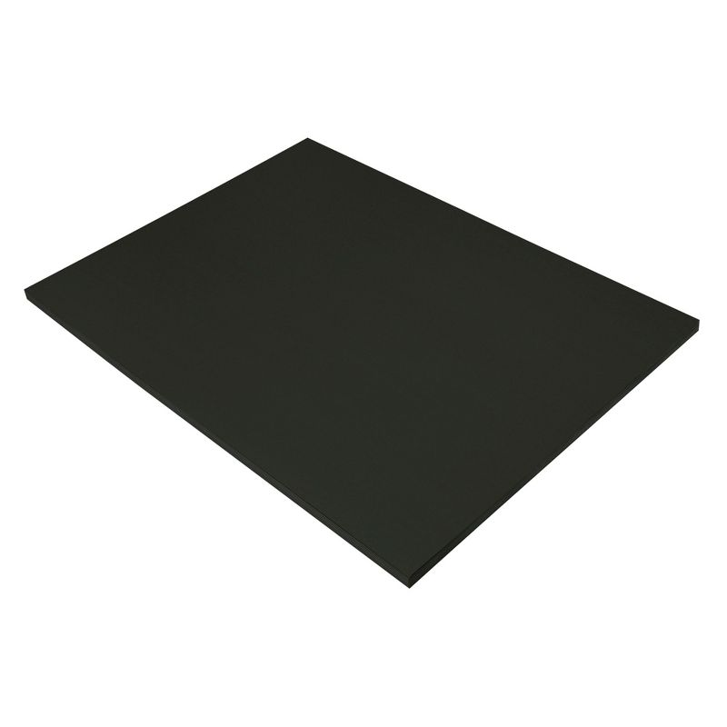 Prang Medium Weight Construction Paper, 18 x 24 Inches, Black, 50 Sheets, 1 of 3