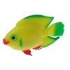 Unique Bargains Plastic Float Fish Aquarium Tank Decor Yellow Green - 3 of 3