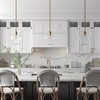 Hudson and Canal 8.63" Wide Pendant with Glass Shade Brass/Clear: UL Listed, Metal Body, E26 Socket - 3 of 4