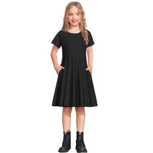 sachin and babi light blue dress Red Short Dress with 3/4 Sleeves main image 1