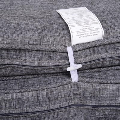 Outsunny 7-Piece Patio Furniture Sets Outdoor Wicker Conversation Sets All Weather PE Rattan Sectional sofa set with Cushions & Slat Plastic Wood Table, 6 of 10