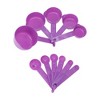 Unique Bargains Measuring Cups 11-Piece Measuring Set Dishwasher Safe Dishwasher Safe PP 1 Set - 3 of 4