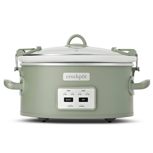 Crock Pot 6qt Cook and Carry Programmable Slow Cooker - Moonshine - image 1 of 4