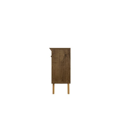Yonkers Rustic Brown Mid-Century Modern Sideboard
