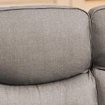 gray cushion/brown wicker