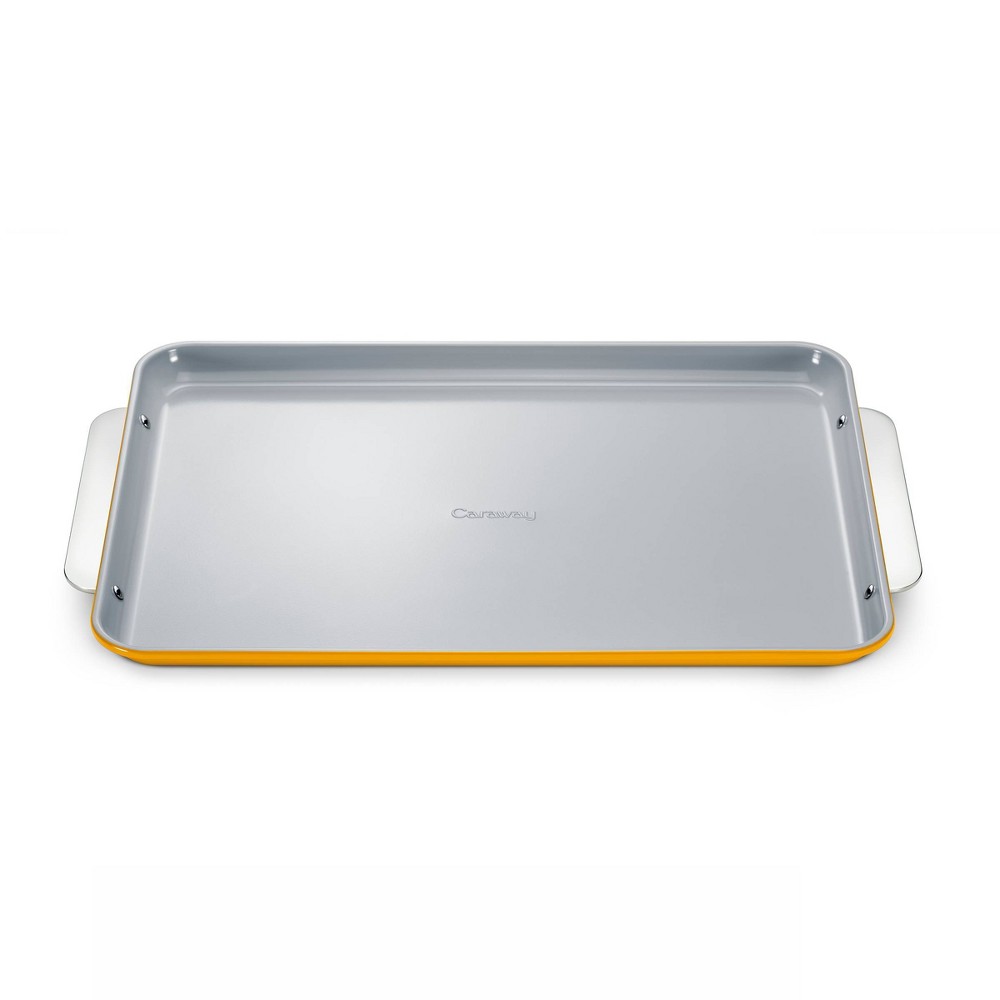 Photos - Pan Caraway Home 18" Nonstick Ceramic Baking Sheet Marigold