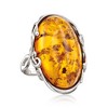Ross-Simons Orange Amber Ring in Sterling Silver - 4 of 4