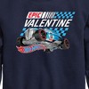 Boys' - Hot Wheels - Valentine's Epic Graphic Long Sleeve Fleece Sweatshirt - 2 of 4