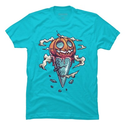 Men's Design By Humans ice cream halloween By onemoredesign T-Shirt