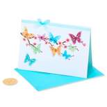 Cherry Blossom and Butterflies Card - PAPYRUS