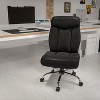Emma and Oliver 400 lb. Big & Tall High Back Full Headrest Ergonomic Office Chair w/ Chrome Base - 2 of 4