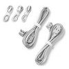 Wrap-It Cable Ties 24pk 6" and 9" White - 4 of 4