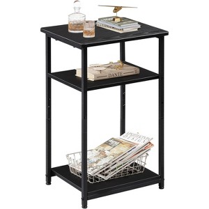GALAXHERO Side Table, Small End Table, Adjustable 3-Tier Bedside Table, Tall Nightstand for Bedroom, Living Room, Sofa Table for Small Space - 1 of 1