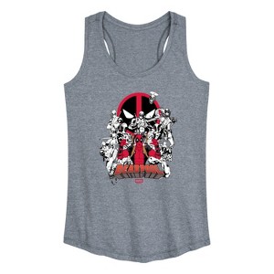 Women's - Marvel - Deadpool Variants Graphic Racerback Tank - 1 of 4