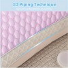PDTEND 2-Pack Cooling Bed Pillows – Ice-Silk Fabric, Ergonomic Neck Support - 4 of 4