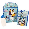 Fast Forward Bluey Kids School Backpack 16" 5PC Lunch Bag Set, Blue - 3 of 4