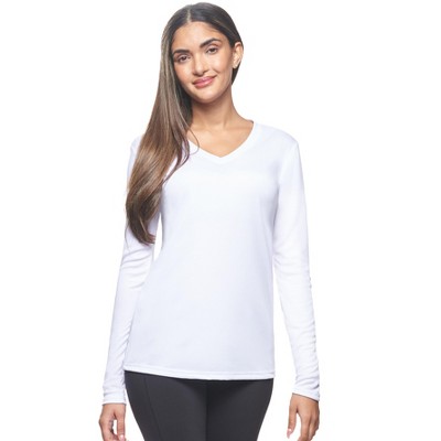 Expert Brand USA-Made DriMax™ Women's Athletic V-Neck Long Sleeve