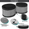 PetAmi Collapsible Dog Food and Water Bowls, 2 Travel Bowls, Portable Pet Dish No Spill, Foldable Lightweight BPA Free Leakproof - 3 of 4